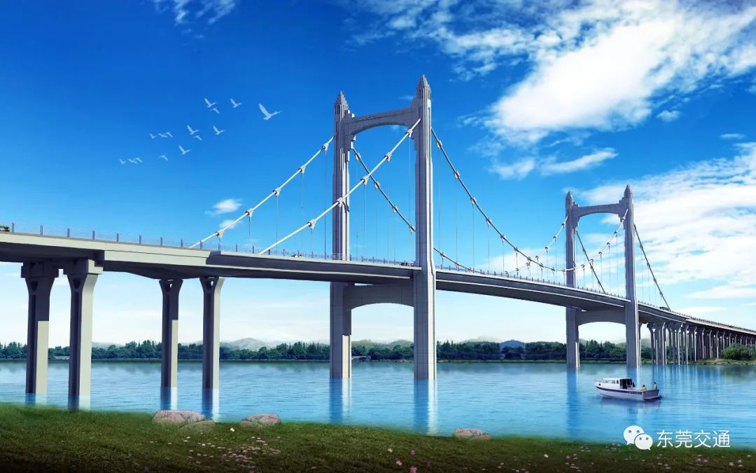 东莞港湾大桥已顺利完工 将于近期正式通车